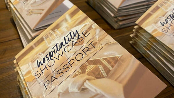 Picture of the Hospitality Showcase Passports guests received when they arrived at the event