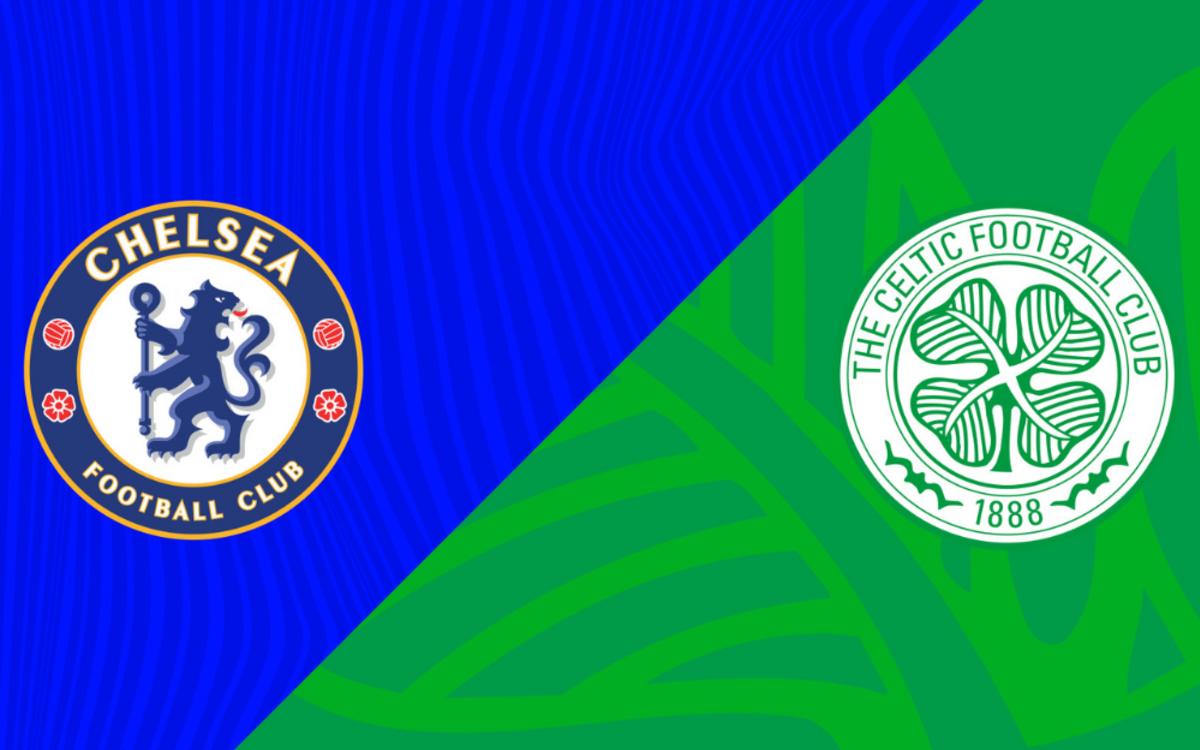 Chelsea v Celtic logos